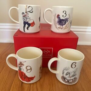 Lenox 12 Days of Christmas Mugs